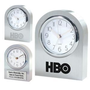Niles Solid Aluminum Arched Clock