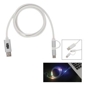 3-in-1 Disco Tech Light Up Charging Cable