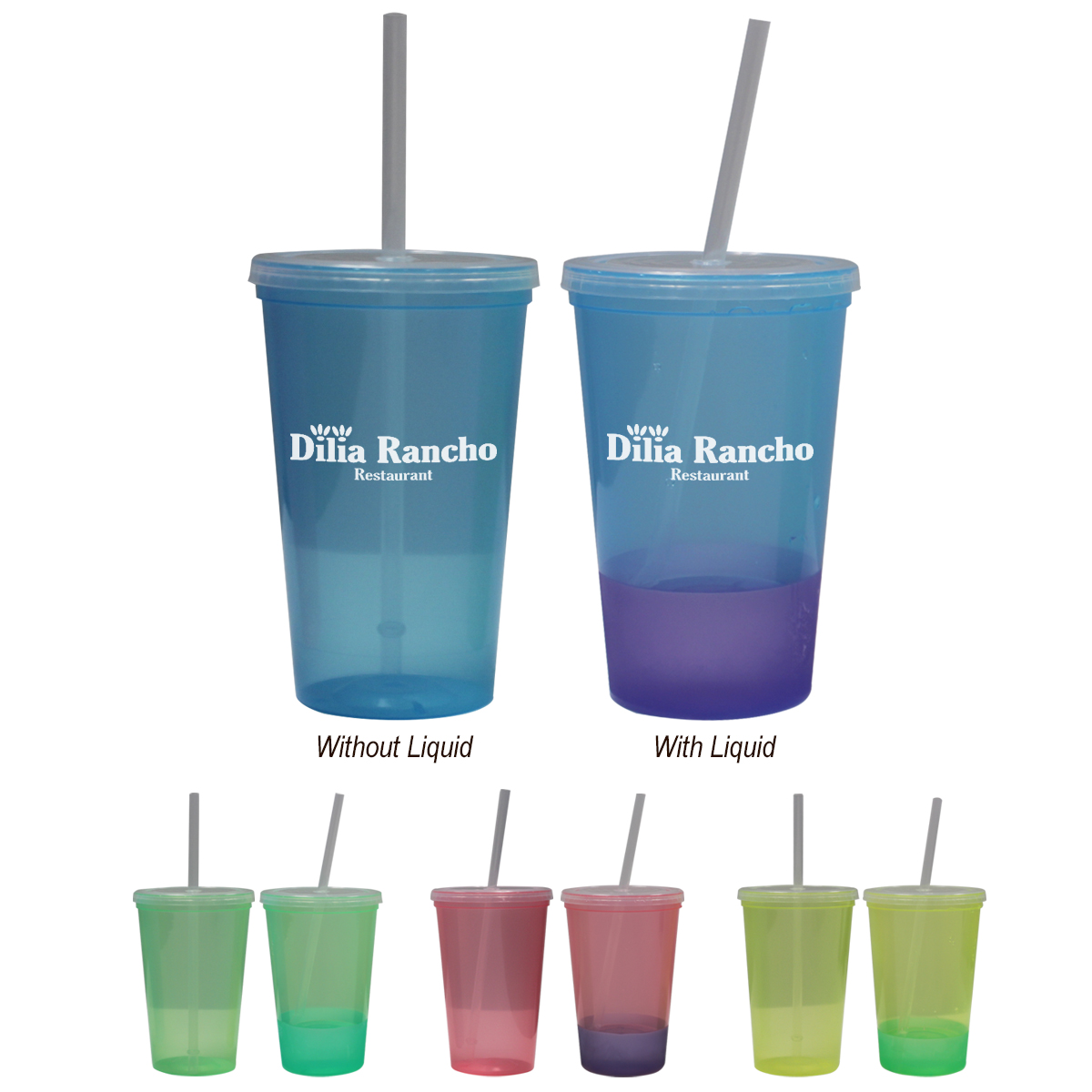 22 oz. Magical Color Changing Tumbler with Logo