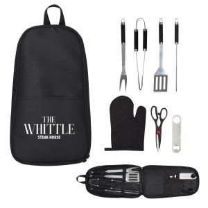 7-Piece Pit Master BBQ Set with Carrying Case