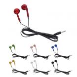 Metallic Blank Wired Earbuds 