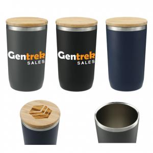 14 oz. Breeze Copper Tumbler with Bamboo Lid