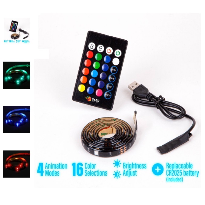 LED Mood Light Strip with Remote
