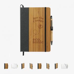 Bamboo Bound Journal Bundle with Pen