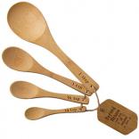 Bamboo Measuring Spoon Set