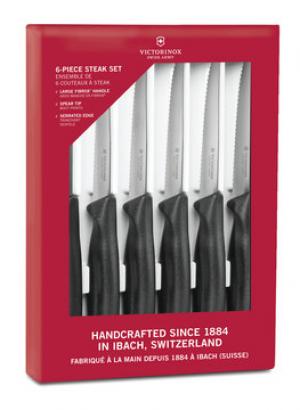 6-Piece Swiss Army Steak Knife Set