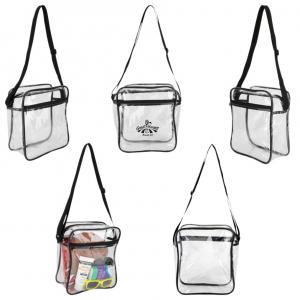 Clear Stadium Tote with Adjustable Strap
