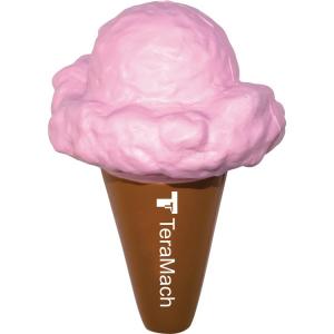 Strawberry Ice Cream Cone Stress Reliever