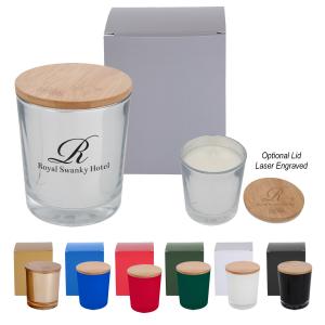 Oasis Bamboo Soy Candle with Matching Custom Box