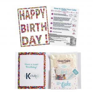 Instant Cake in a Card - Birthday