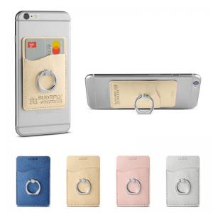 Shimmer Phone Wallet with Ring Phone Stand