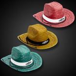 Adult Straw Cowboy Hat - Assorted