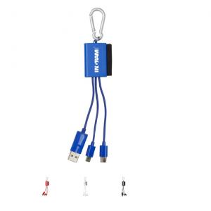 Charging Cable Keychain with Screen Cleaner