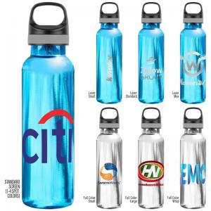 20 oz. Chrome Finish Vacuum Insulated Water Bottle with Twist-Off Cap