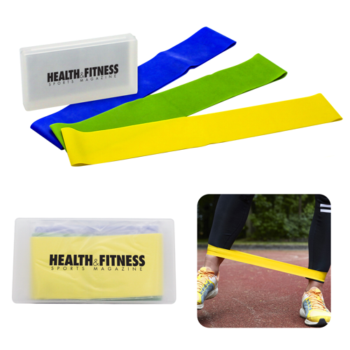 Resistance Band Set with Clear Case