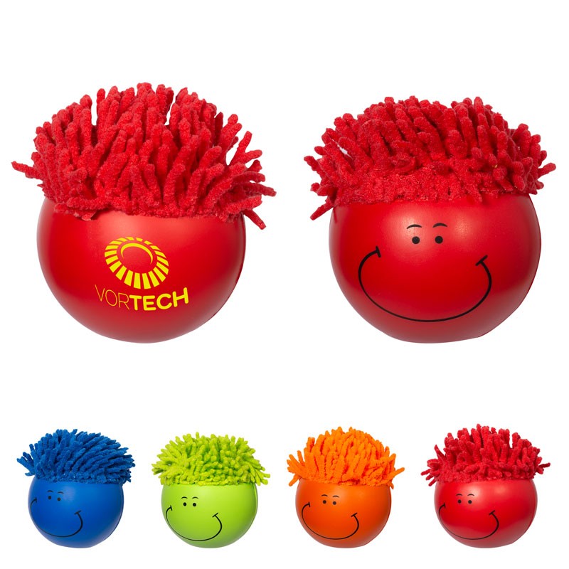 MOPTOPPERS Stress Reliver Ball with Screen Cleaner