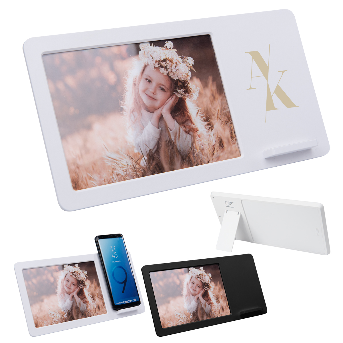 Photo Frame with Wireless Charging Pad