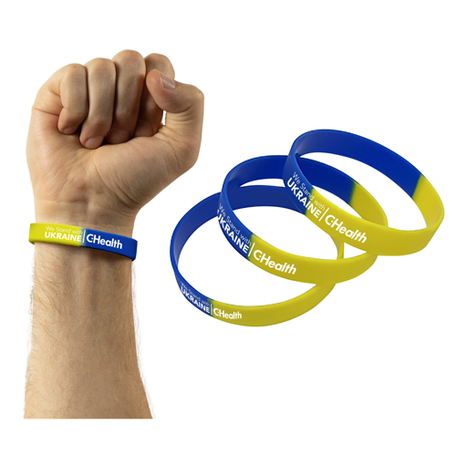 Stand with Ukraine Support Bracelet