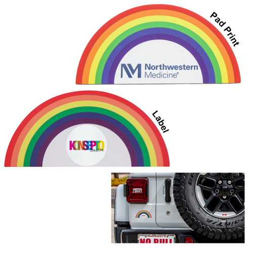 Promotional Pride Rainbow Magnet 