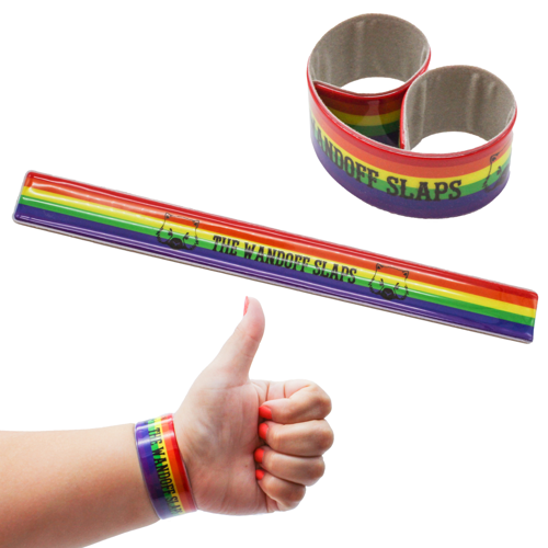 Jetson Rainbow Slap Bracelet