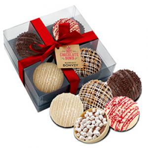 4-Pack Hot Chocolate Bomb with Gift Tag (Premium Flavors)