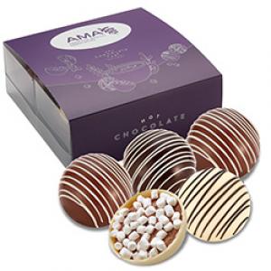 4-Pack Hot Chocolate Bombs with Sleeve
