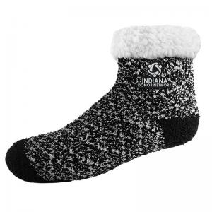 Sherpa Lined Short Fuzzy Feet Socks 