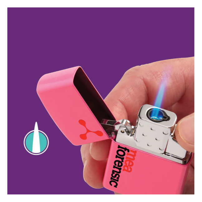 Custom Printed Zippo Matte Lighter and Single Butane Insert Gift Set