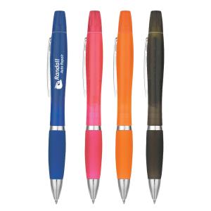 Twin-Write Pen and Highlighter with Antimicrobial Additive 