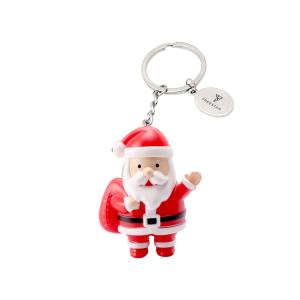LED Santa Claus Keychain
