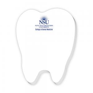 25 Sheet Tooth Shaped Sticky Note (4x4)