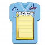 25 Sheet Medical Scrubs Shaped Sticky Note 