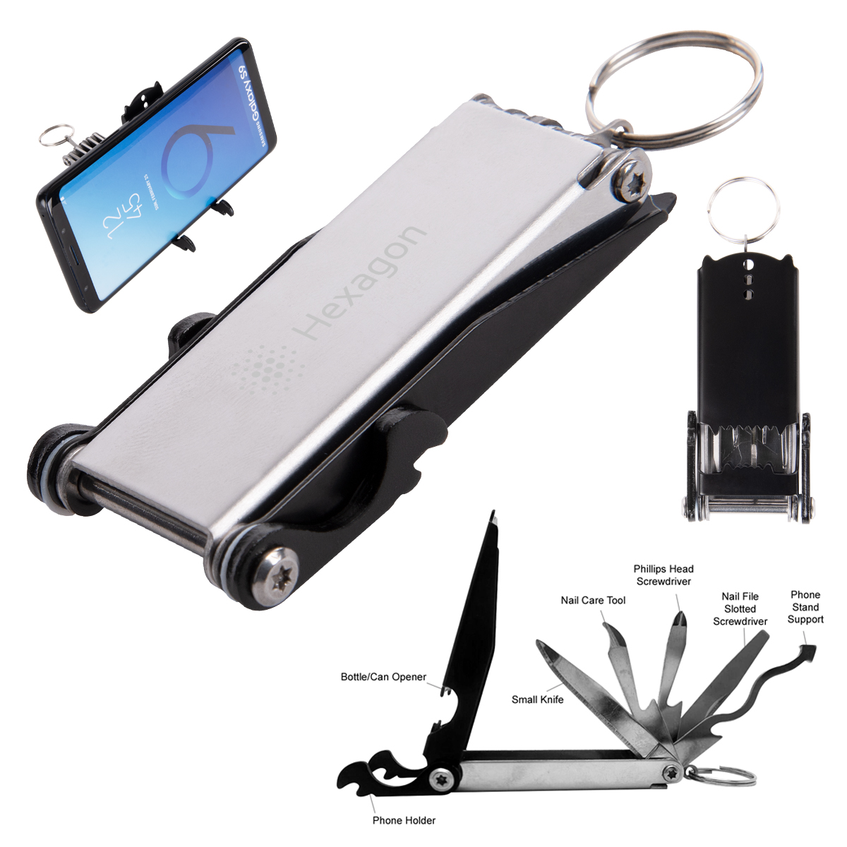 6 in 1 Multi-Tool Phone Stand 