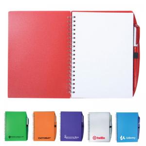 Spiral Color-Pro Unlined Notebook with Pen