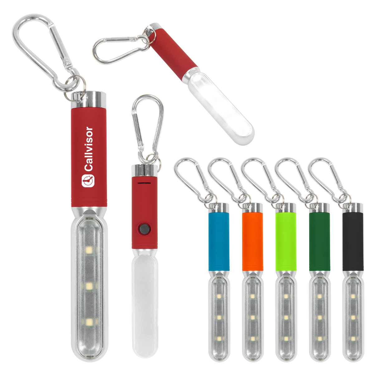 Brighton COB Safety Light with Carabiner