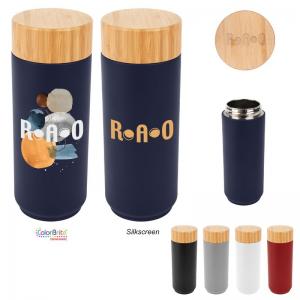 Lexi Water Bottle with Bamboo Lid 