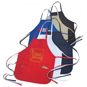 7oz Poly-Cotton Adjustable Apron with Pockets