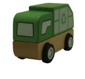 Go Green Wooden Recycling Truck