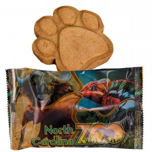 Paw Print Dog Biscuit with Custom Wrapper