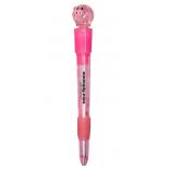 Custom Pig Pendant Top Light Up Ball Point Pens