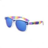 Rainbow Hipster Sunglasses 