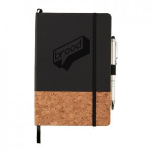 Mixed Corked Hard Bound Journal Notebook 