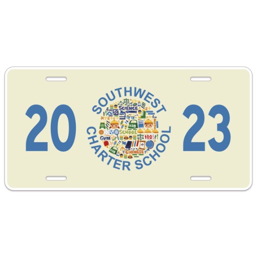 Full Color Plastic License Plate Cards