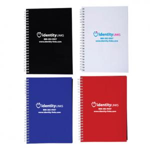 5.75&quot; x 8.25&quot; Hard Cover Spiral Notebook
