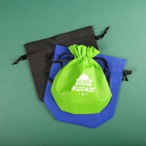 Non-Woven Promotional Drawstring Pouch 