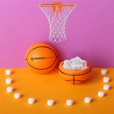 Basketball Peppermint Container