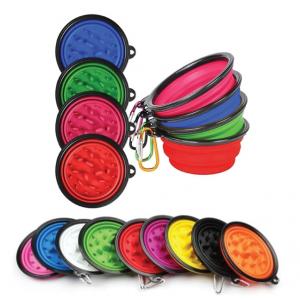 Slow Feeder Collapsible Silicone Pet Bowl