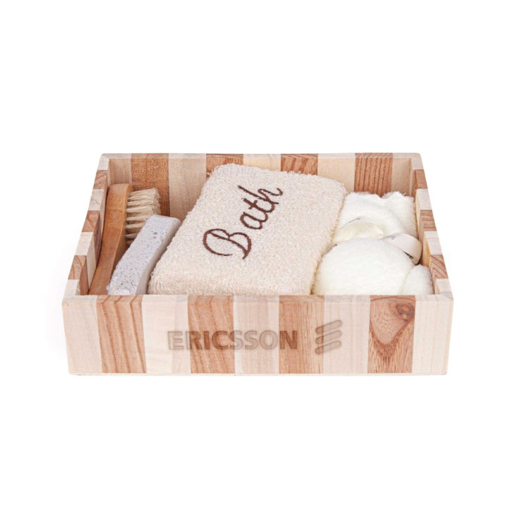 Bamboo Box Bath Set
