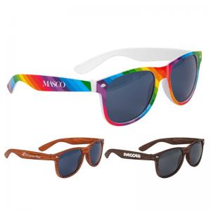 San Jose Rainbow/Wooden Sunglasses