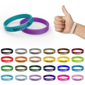 Colorful Printed Silicone Wristband